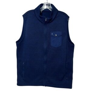 Criquet Vest Golf Apparel Full Zip XL Navy Blue